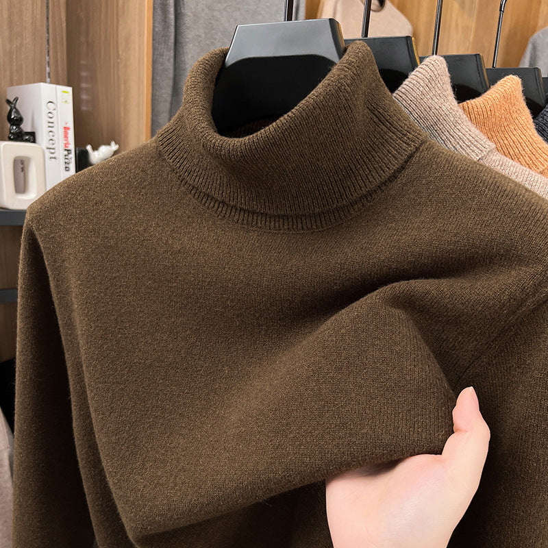 Men’s Wool Thick Turtleneck Sweater
