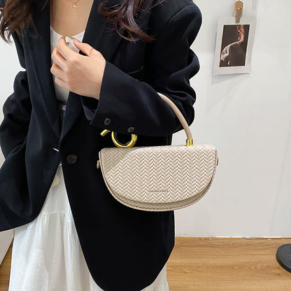 Women’s Light Luxury Saddle Crossbody Bag