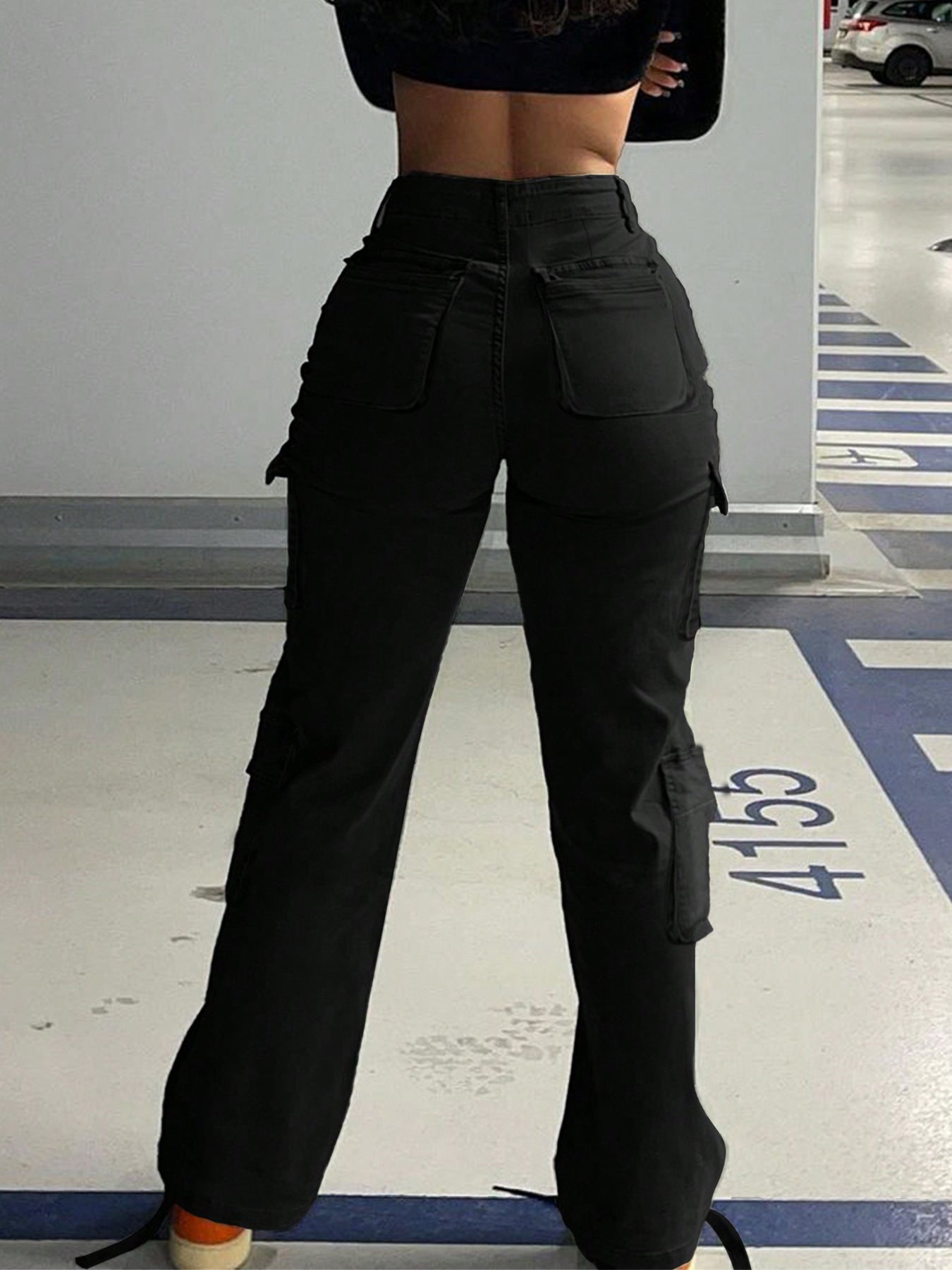 Women’s Retro Multi-Pocket Cargo Pants