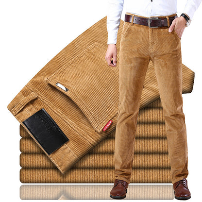 Men’s Loose Straight Corduroy Pants