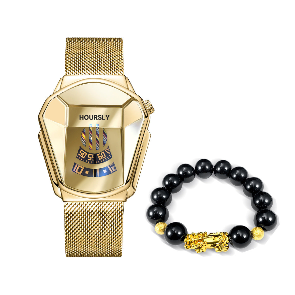 Men’s Snakehead Watch & Pixiu Bracelet Set