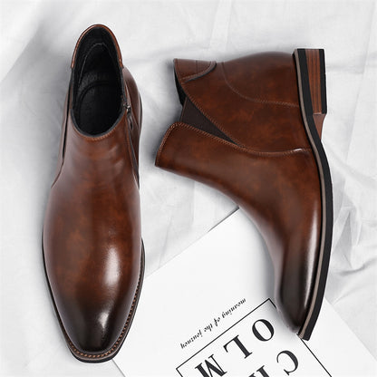 Men’s Fleece-Lined Chelsea Ankle Boots