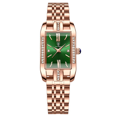 Women’s Ultra-Thin Green Quartz Watch