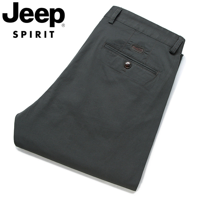 Men’s Lightweight Cotton Casual Business Pants