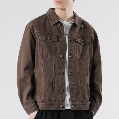 Men’s American Multi-Pocket Denim Jacket