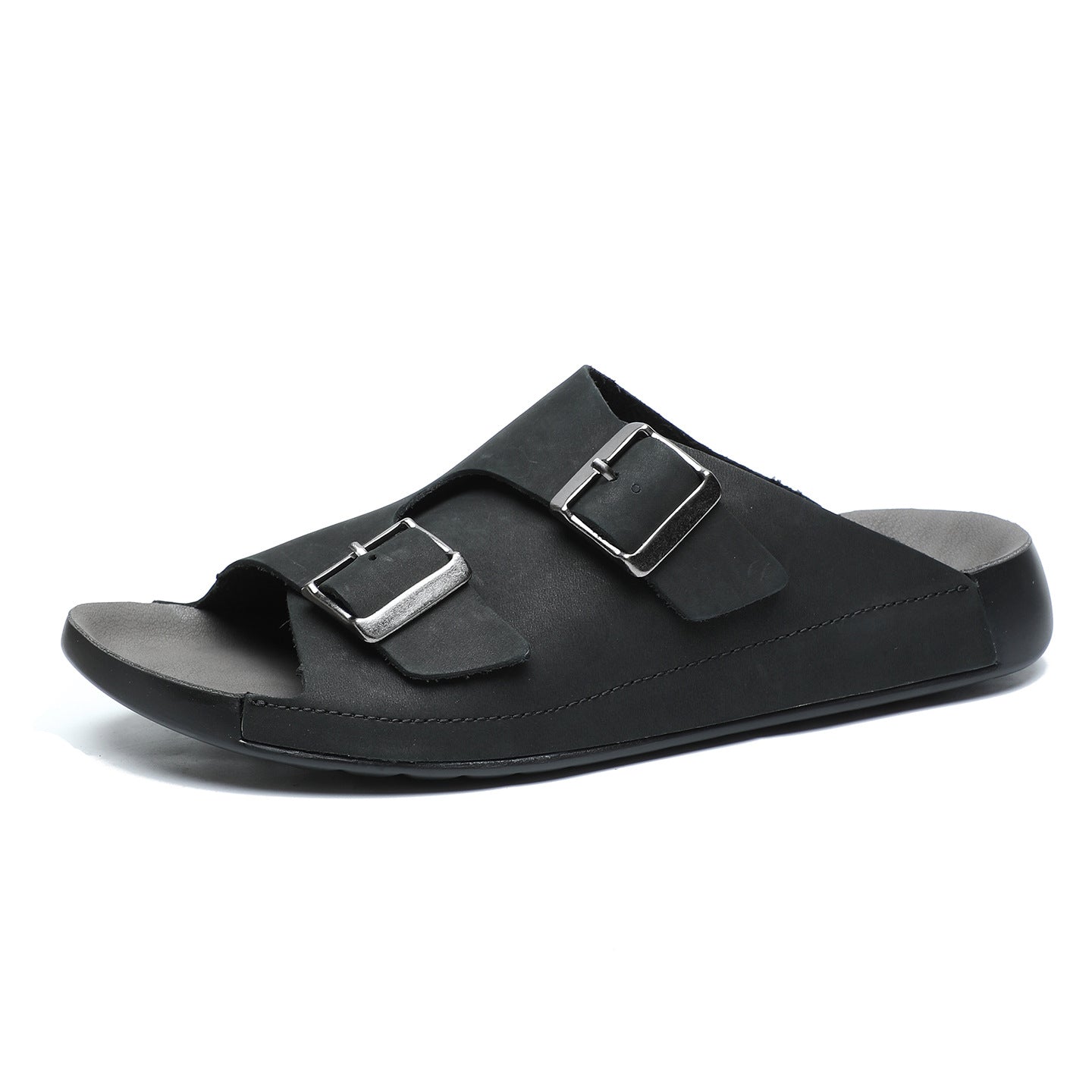Men’s Genuine Leather Summer Slippers