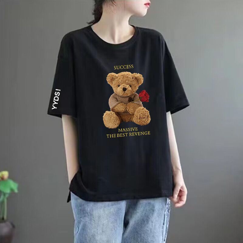 Women’s Printed Loose-Fit Short Sleeve T-Shirt