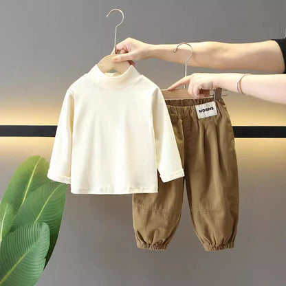 Boys’ Sweater Jacket 3-Piece Outfit Set
