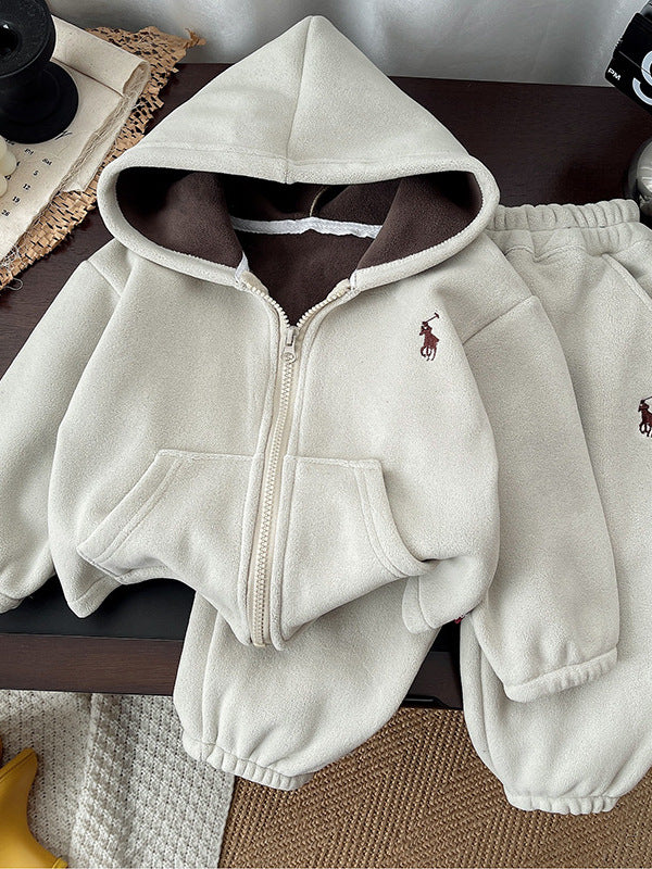 Kids’ Fleece Hooded 2-Piece Set