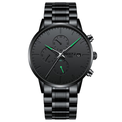 Nibosi Men’s Minimalist Waterproof Quartz Watch