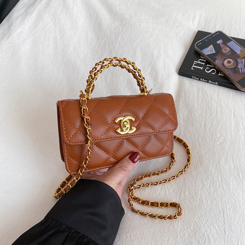 Women’s Quilted Chain Crossbody Bag