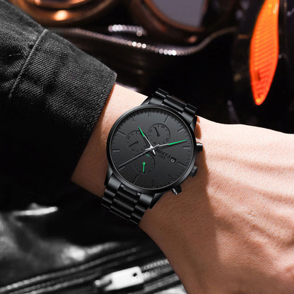 Nibosi Men’s Minimalist Waterproof Quartz Watch