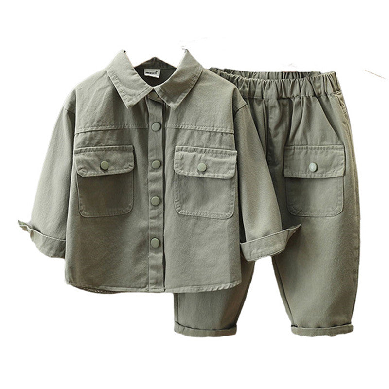 Boys’ Jacket & Trousers Two-Piece Set