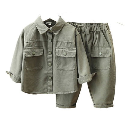 Boys’ Jacket & Trousers Two-Piece Set