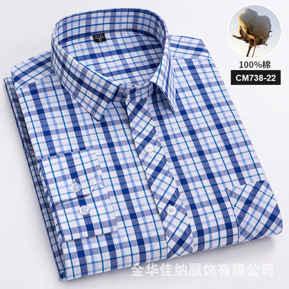 Men’s Cotton Check Casual Shirt