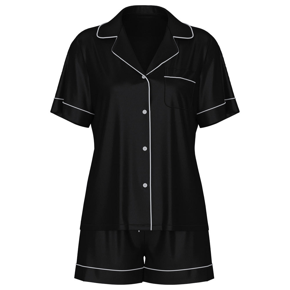 Women’s Striped Short Sleeve Pajama Set