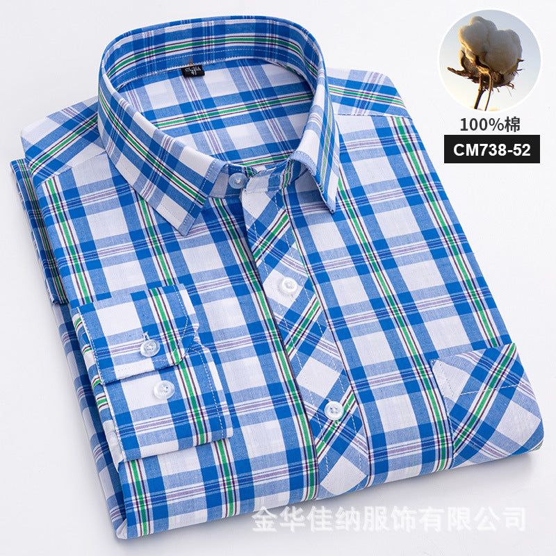 Men’s Cotton Check Casual Shirt