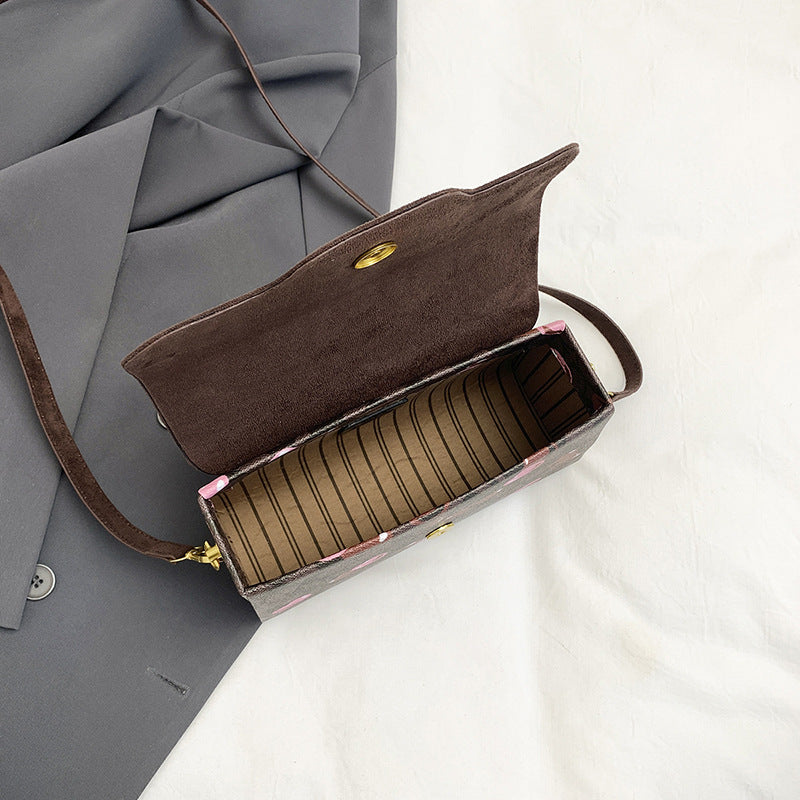 Women’s Vintage Matte Small Square Crossbody Bag