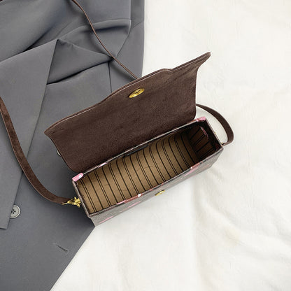 Women’s Vintage Matte Small Square Crossbody Bag