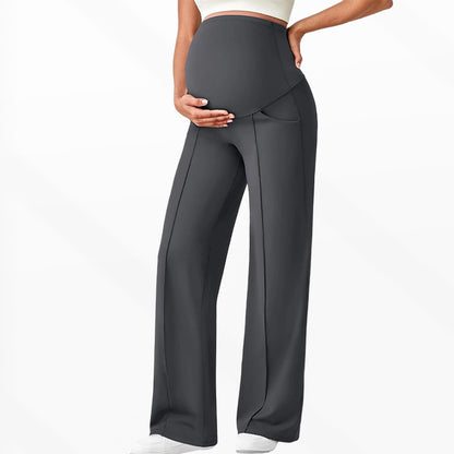 Women’s High-Waist Maternity Wide-Leg Pants