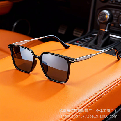 Men’s Polarized Square Frame Sunglasses