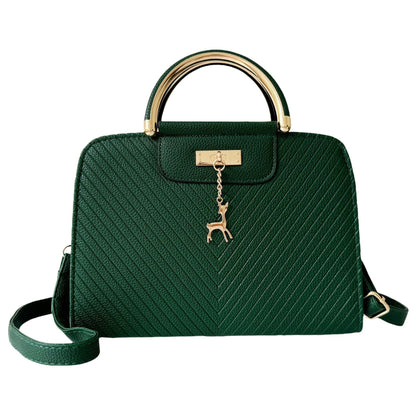 Women’s Solid Color Square Crossbody Bag
