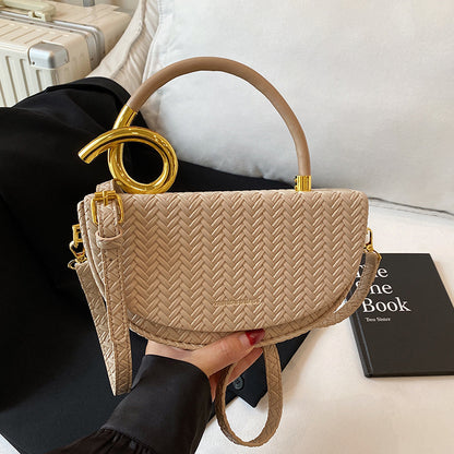 Women’s Light Luxury Saddle Crossbody Bag