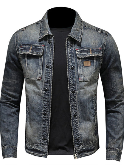 Men’s Retro Denim Workwear Jacket