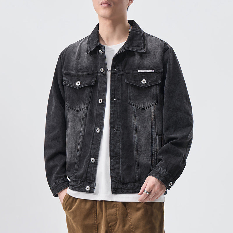 Men’s American Multi-Pocket Denim Jacket