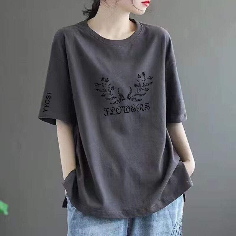 Women’s Printed Loose-Fit Short Sleeve T-Shirt