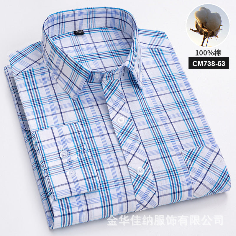 Men’s Cotton Check Casual Shirt