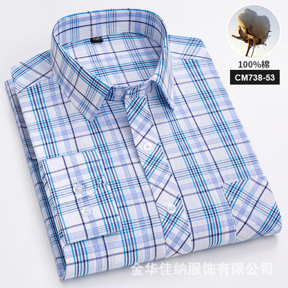 Men’s Cotton Check Casual Shirt