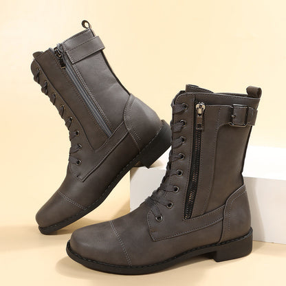 Women’s Plus Size Mid-Calf Martin Boots