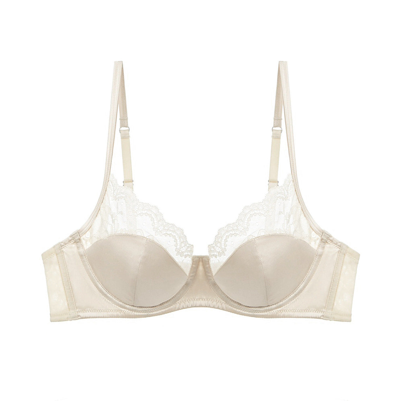 Women’s Seamless Lace Underwire Bra (Plus Size Support)
