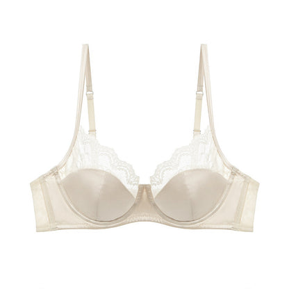 Women’s Seamless Lace Underwire Bra (Plus Size Support)