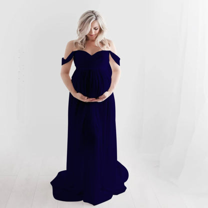 Women’s Chiffon Maternity Photography Maxi Dress