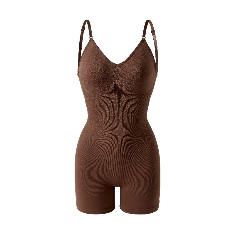 European and American cross-border plus-size one-piece suspender shapewear, belly lift, hip lift, waist boxer, women's beauty slim shapewear