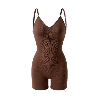 European and American cross-border plus-size one-piece suspender shapewear, belly lift, hip lift, waist boxer, women's beauty slim shapewear