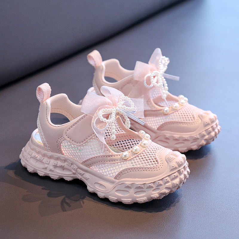Girls’ Breathable Mesh Beach Sandals
