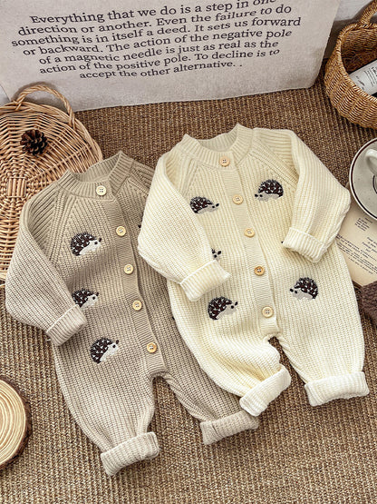 Baby Korean Style Knitted Romper Jumpsuit