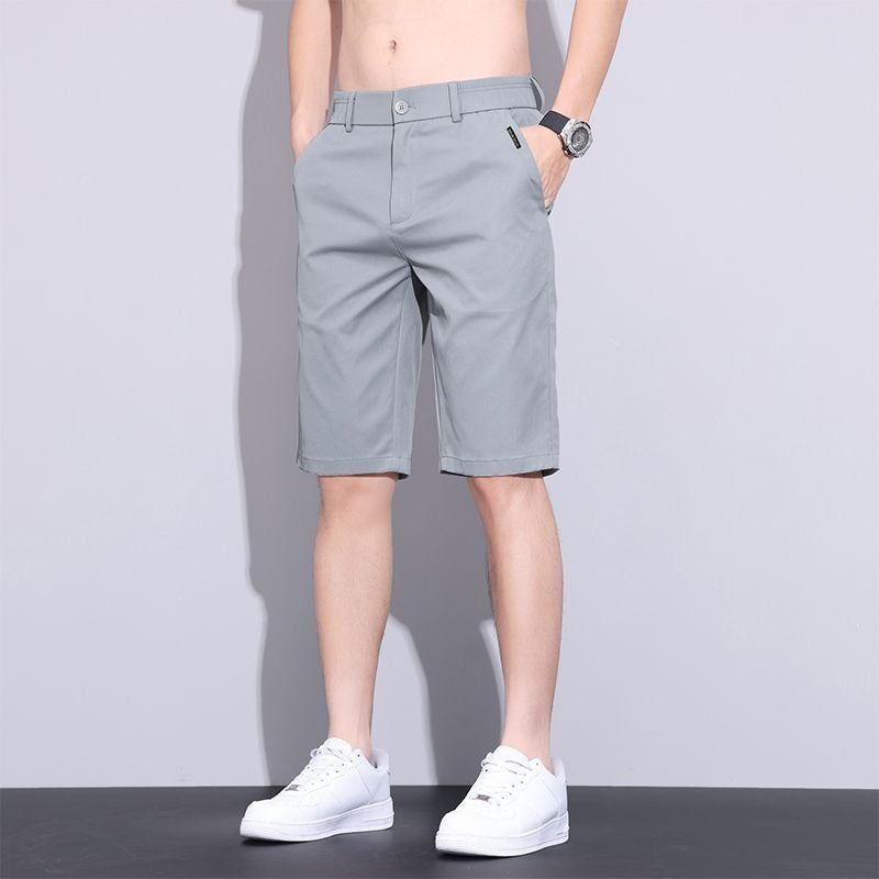 Men’s Ice Silk Stretch Casual Shorts