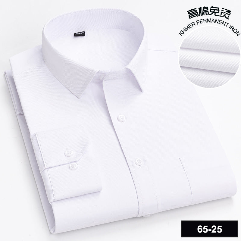 Men’s Cotton Plaid Long-Sleeve Casual Shirt