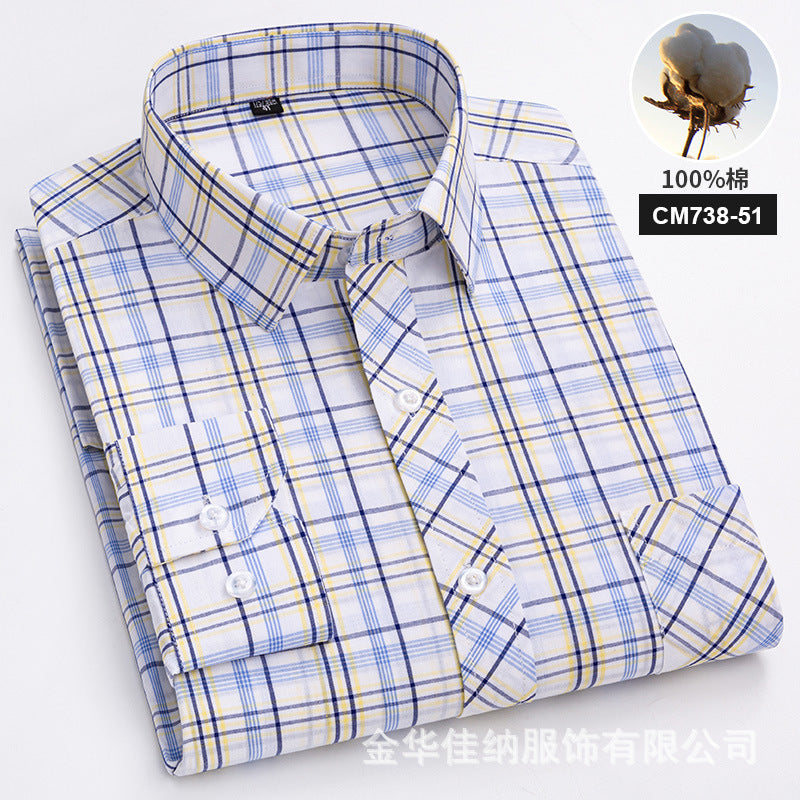 Men’s Cotton Check Casual Shirt