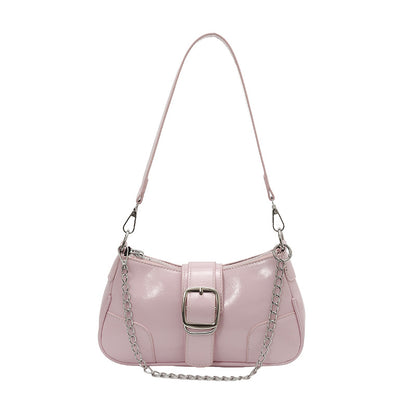 Women’s French Chain Baguette Shoulder Bag