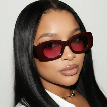 Retro Square Frame UV Protection Sunglasses