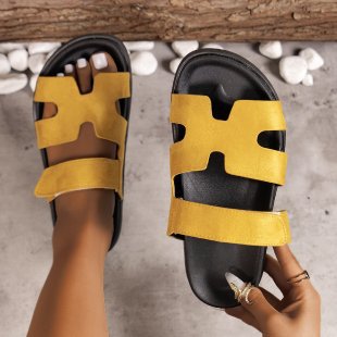 Women’s Color-Block Platform Comfort Slippers