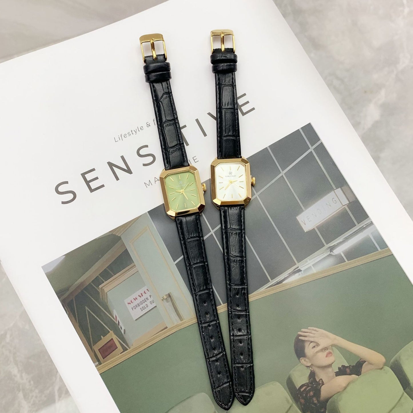 Women’s Gold Square Quartz Fashion Watch