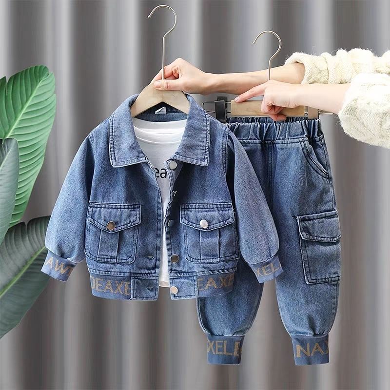 Boys’ Denim Two-Piece Outfit Set