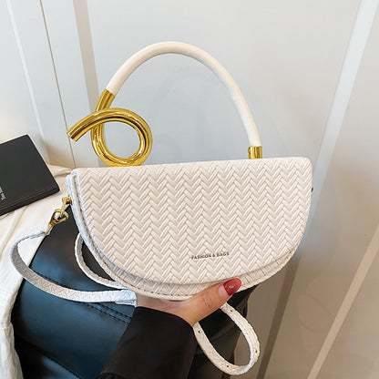 Women’s Light Luxury Saddle Crossbody Bag
