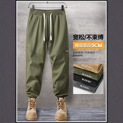 Men’s Cotton Wide-Leg Cargo Pants